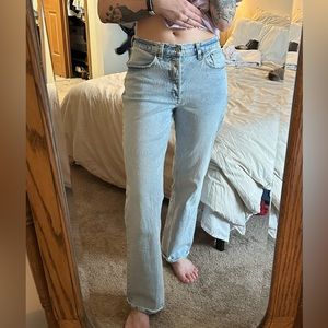 Abercrombie Curve Love 90s baggy jeans long